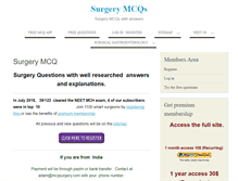 Tablet Screenshot of mcqsurgery.com